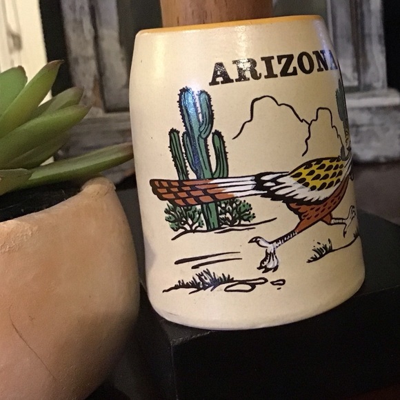 Vintage Arizona Roadrunner toothpick holder - Picture 2 of 6